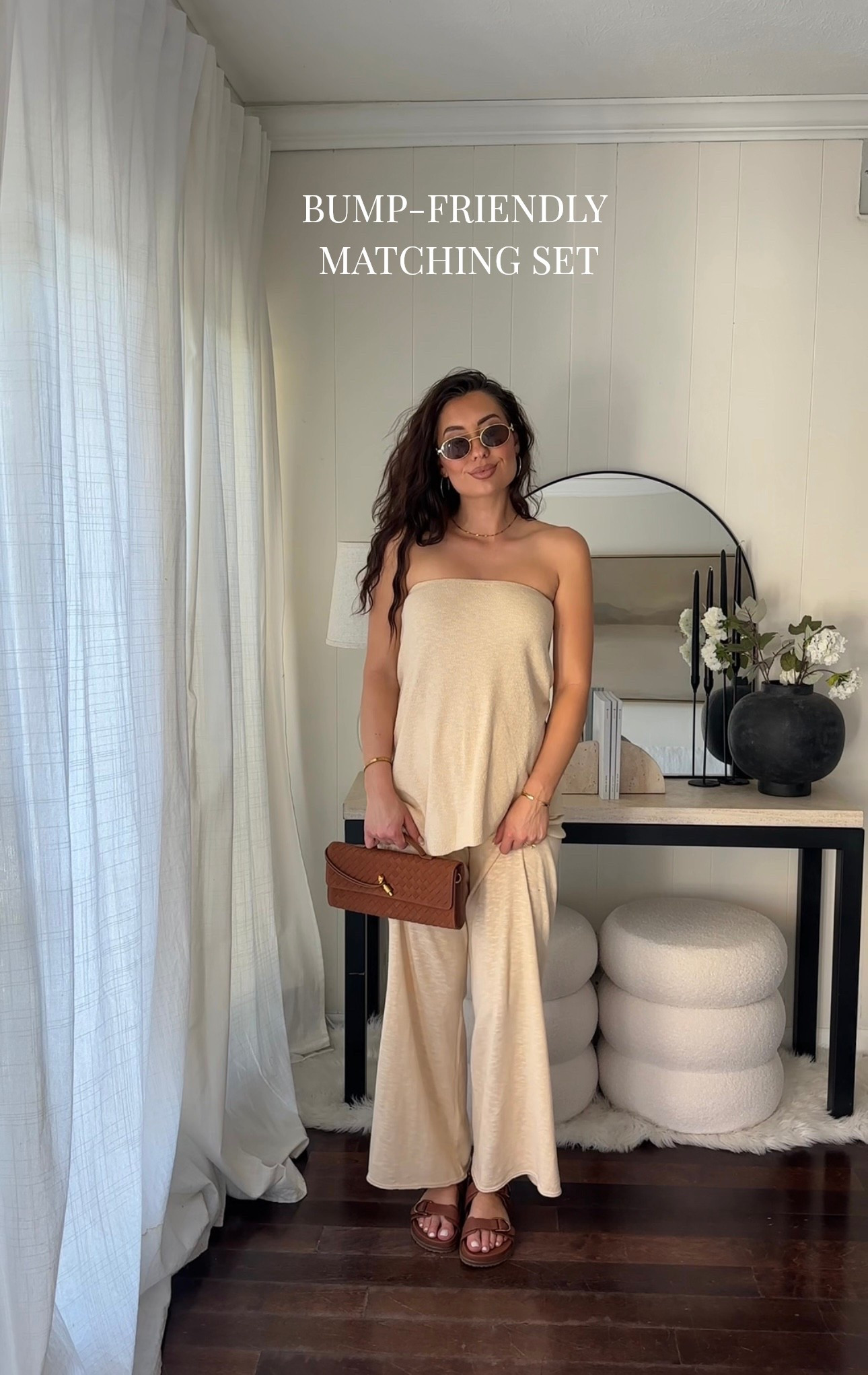 Bump-friendly matching set perfect for summer & vacation!! 🤍🏝️ 

#LTKootd #LTKmomlife #LTKBump