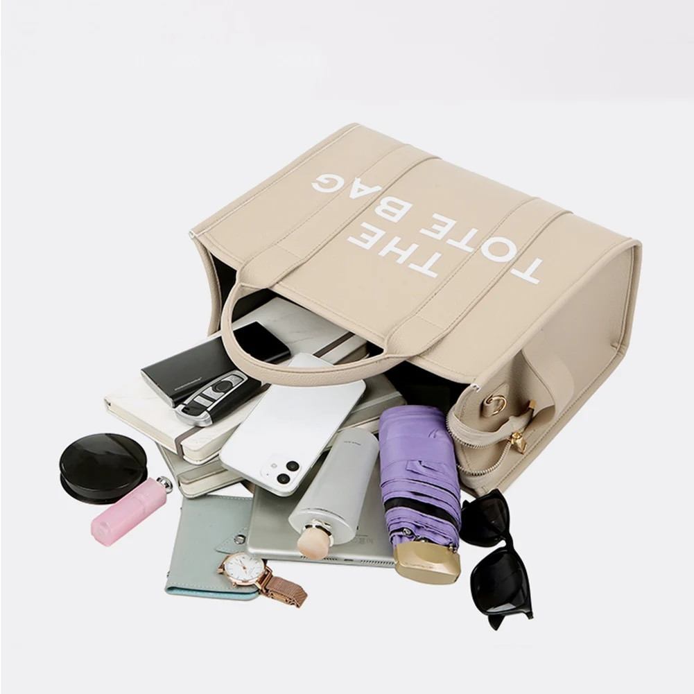 AIPGO The Tote Bag For Women, Trendy PU Leather Handbag, Top Handle Satchel Purse, Casual Crossbo... | Walmart (US)