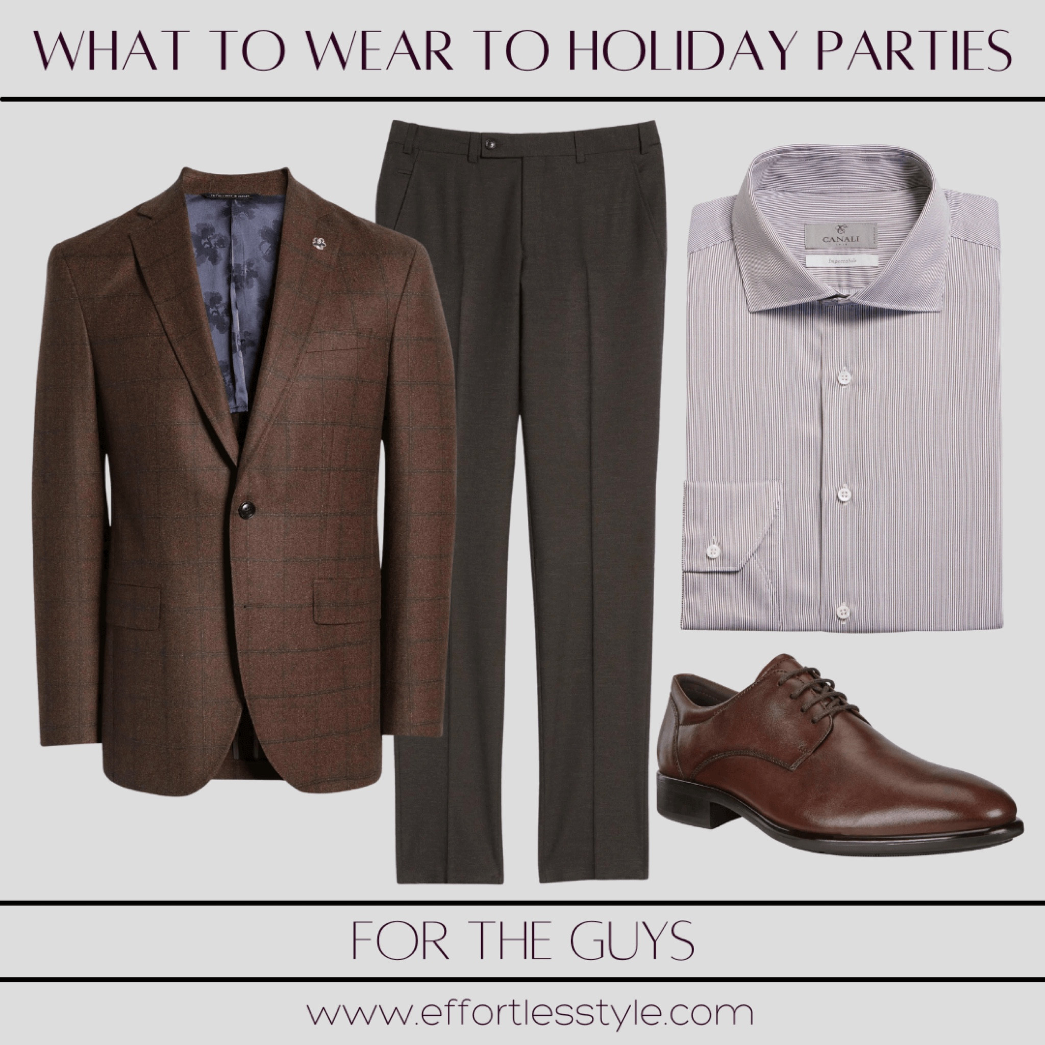 Love the rich brown tones in this look for the holiday season!

#LTKworkwear #LTKmens #LTKHoliday
