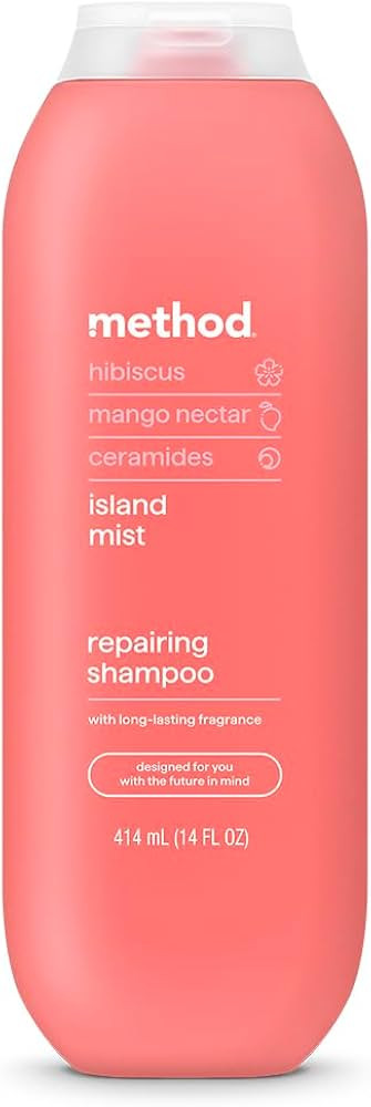 Method Repairing Shampoo, Island Mist, Hibiscus + Mango Nectar + Passion Fruit notes, 14oz | Amazon (US)