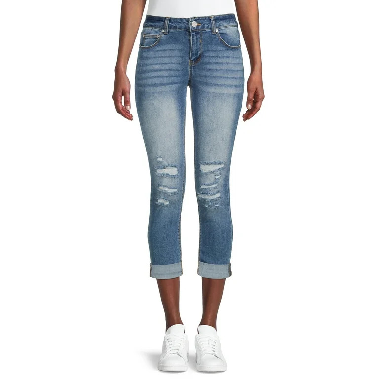 Indigo Rein Junior's Skinny Roll Cuff Jeans - Walmart.com | Walmart (US)