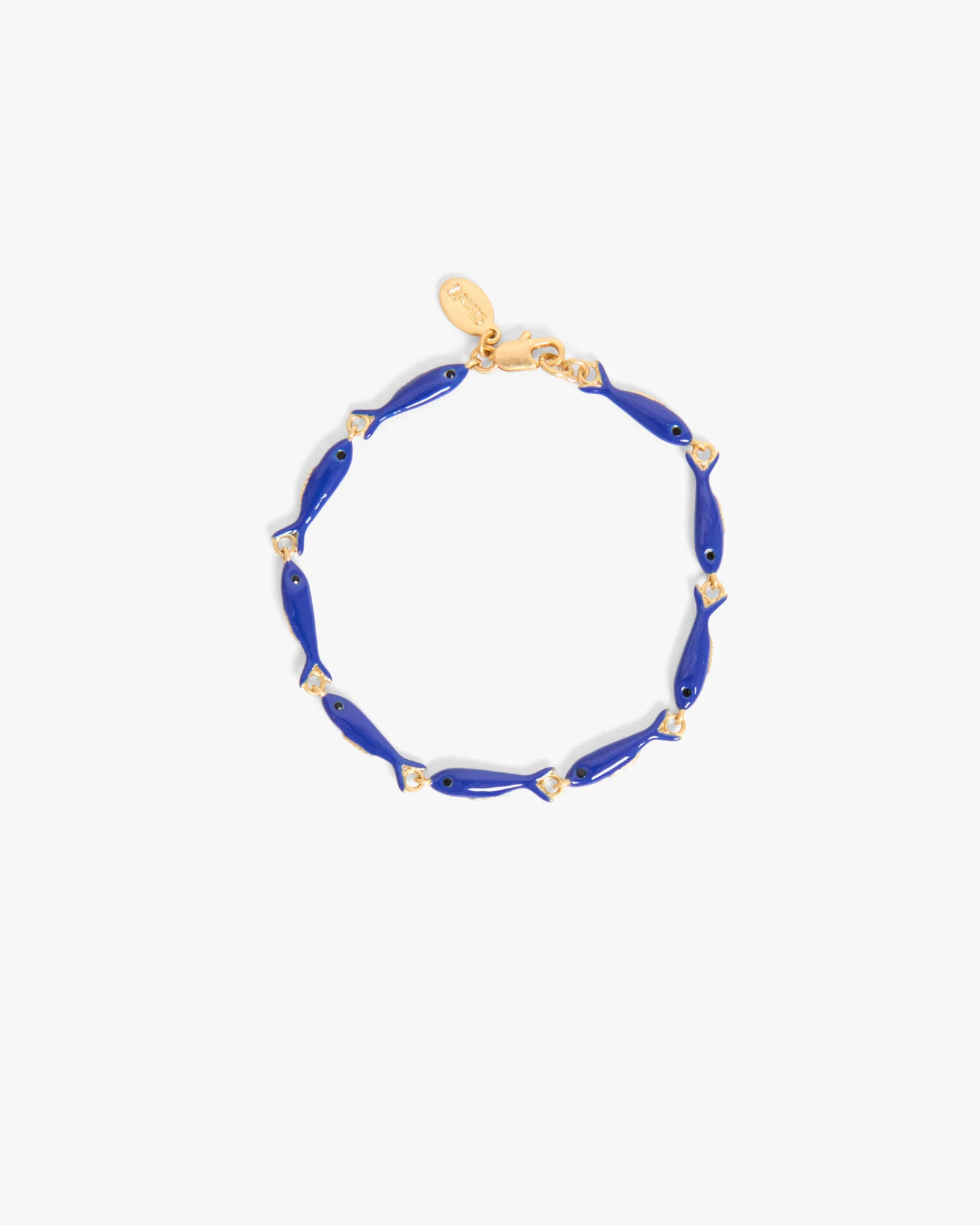 Enamel Sardine Bracelet | Clare V.