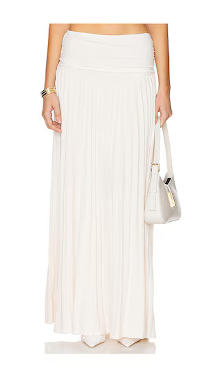 LIONESS Field Of Dreams Maxi Skirt in Ivory. - size XXL | Revolve Clothing (Global)