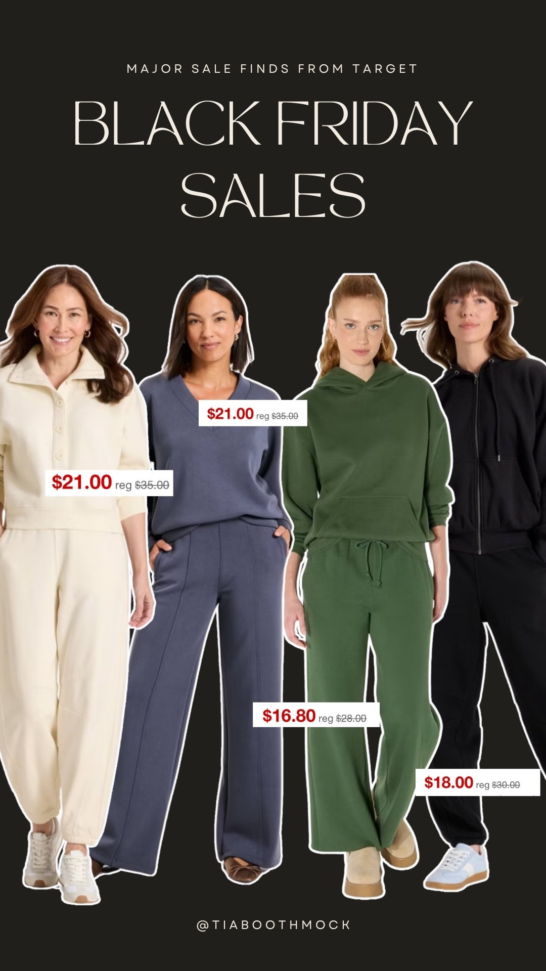 My favorite Target sweat sets are on sale right now for Black Friday 🖤


#LTKCyberWeek #LTKSaleAlert #LTKFindsUnder50