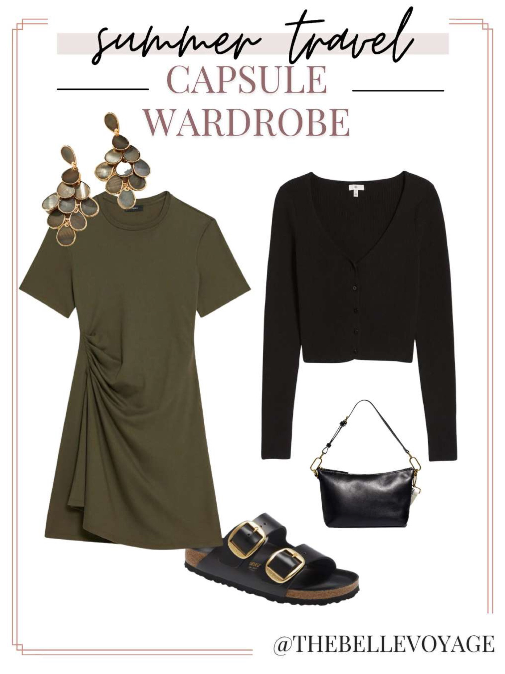 Summer vacation outfit | Travel outfit for summer | Summer packing list | What to wear on vacation 
T shirt dress
Cropped cardigan

#LTKstyletip #LTKSeasonal #LTKtravel