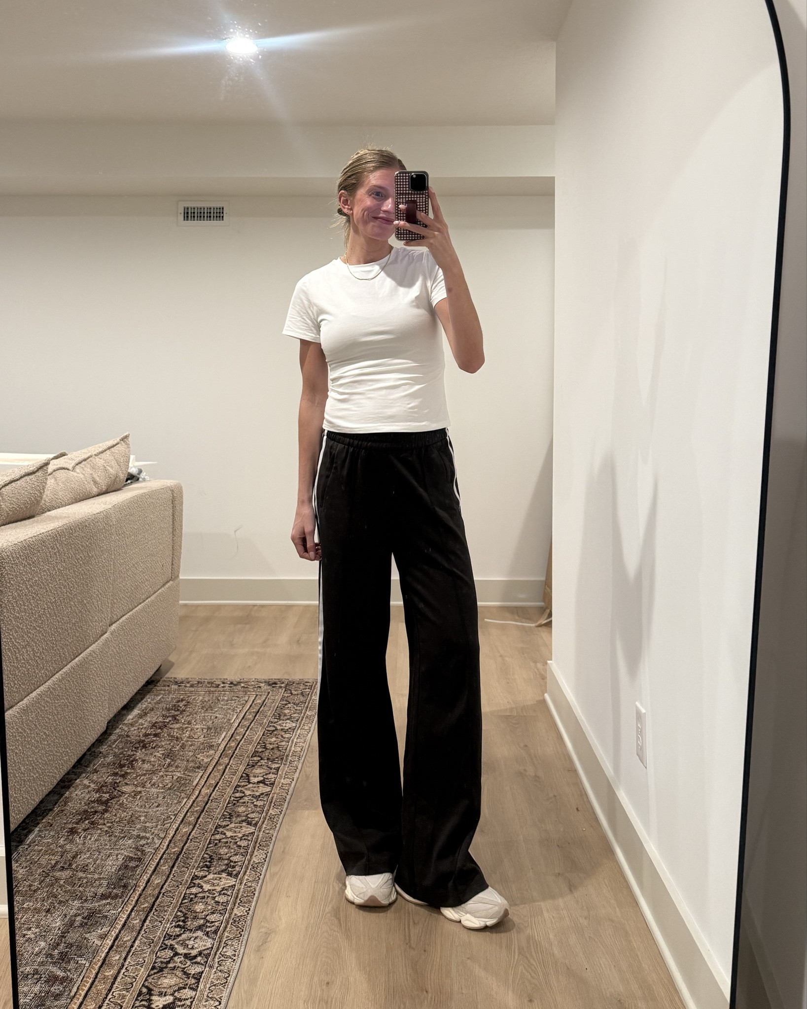 Tall girl friendly an bump friendly track pants! Run bigger! Size small tall

See run tts

#LTKTall #LTKBump #LTKootd