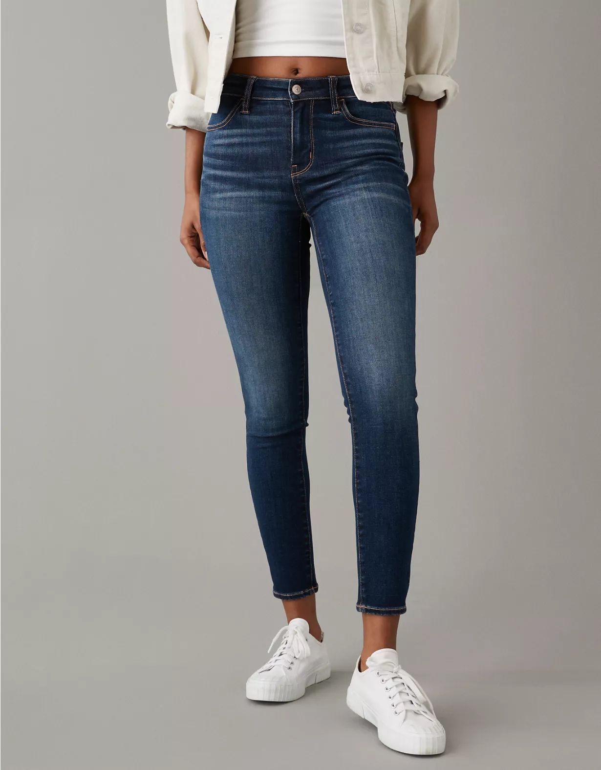 AE Ne(x)t Level High-Waisted Jegging Crop | American Eagle Outfitters (US & CA)
