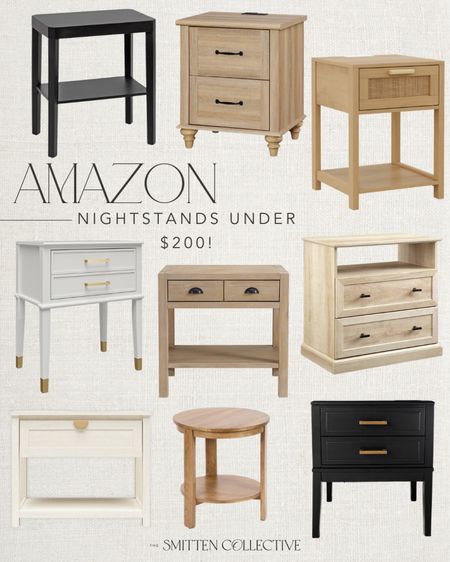 Nighstands under $200 all from Amazon! Here are some of my favorites! Different styles and colors!! 

amazon, Amazon favorites, Amazon furniture, Amazon style, Amazon decor, nightstands, side tables, furniture, under $200, trending, bedroom decor, bedroom inspiration 

#LTKstyletip #LTKSeasonal #LTKhome