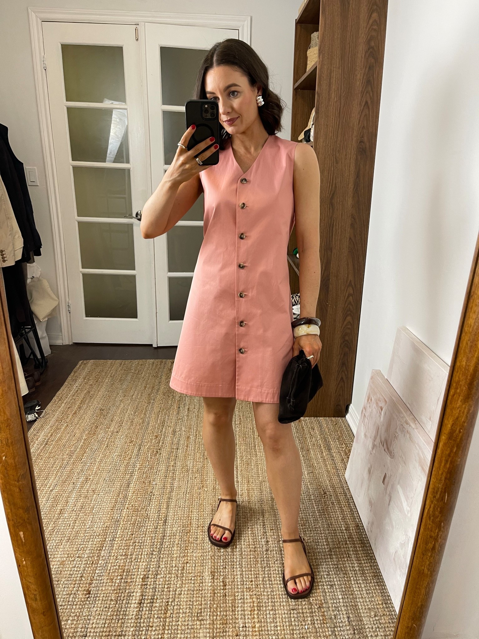 Pink cotton mini dress, brown sandals

#LTKStyleTip #LTKSeasonal #LTKTravel