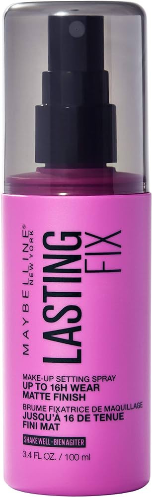 Maybelline New York Facestudio Lasting Fix Makeup Setting Spray, Matte Finish, 3.4 fl. oz. | Amazon (US)
