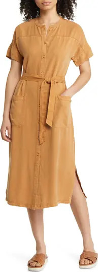 Tie Waist Shirtdress | Nordstrom