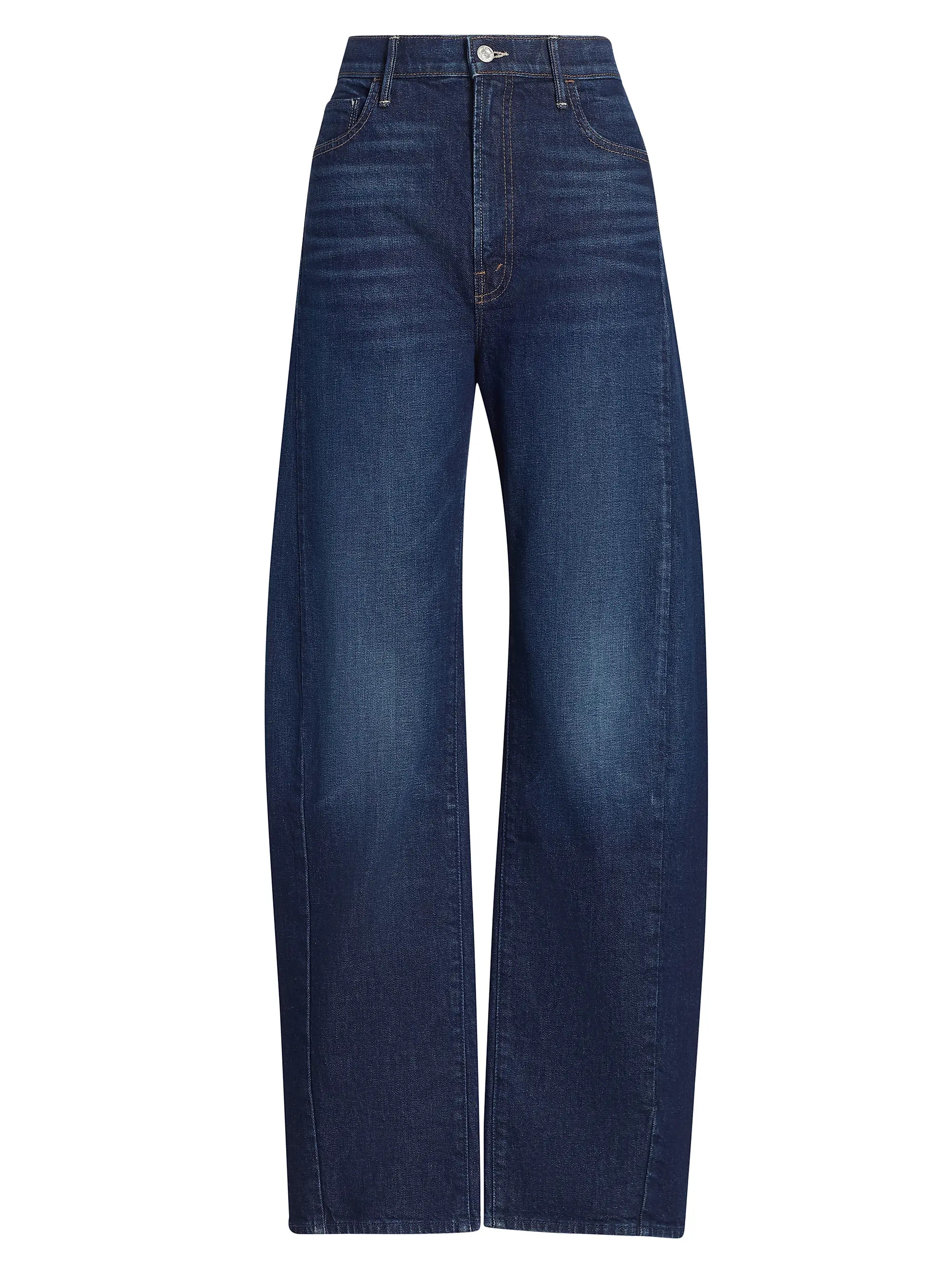 The Full-Pipe Skimp Stretch High-Rise Curved Jeans | Saks Fifth Avenue
