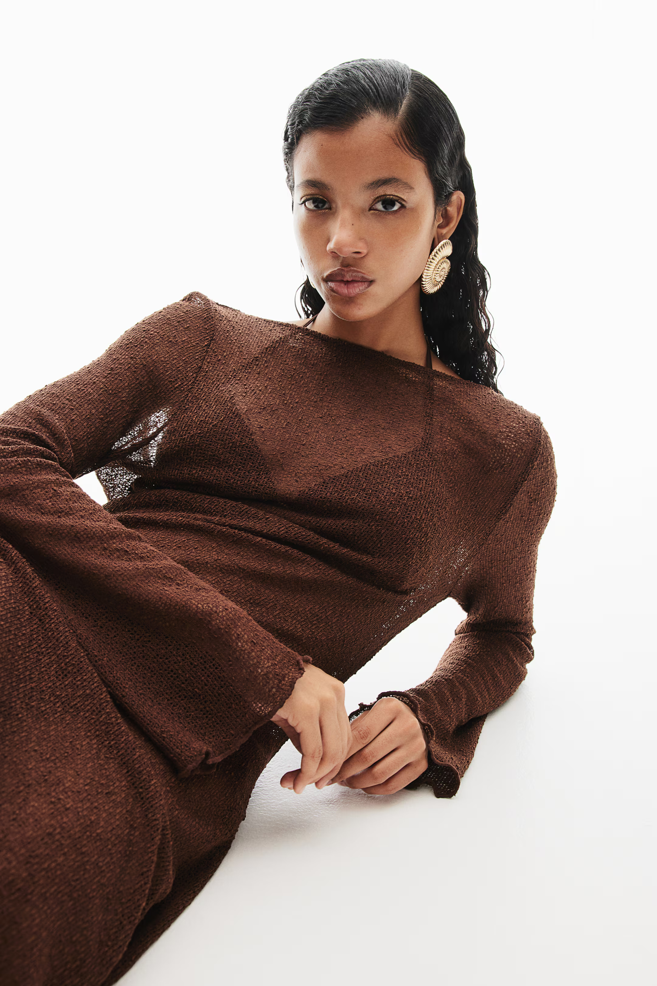 Low-back knitted bodycon dress | H&M (UK, MY, IN, SG, PH, TW, HK)