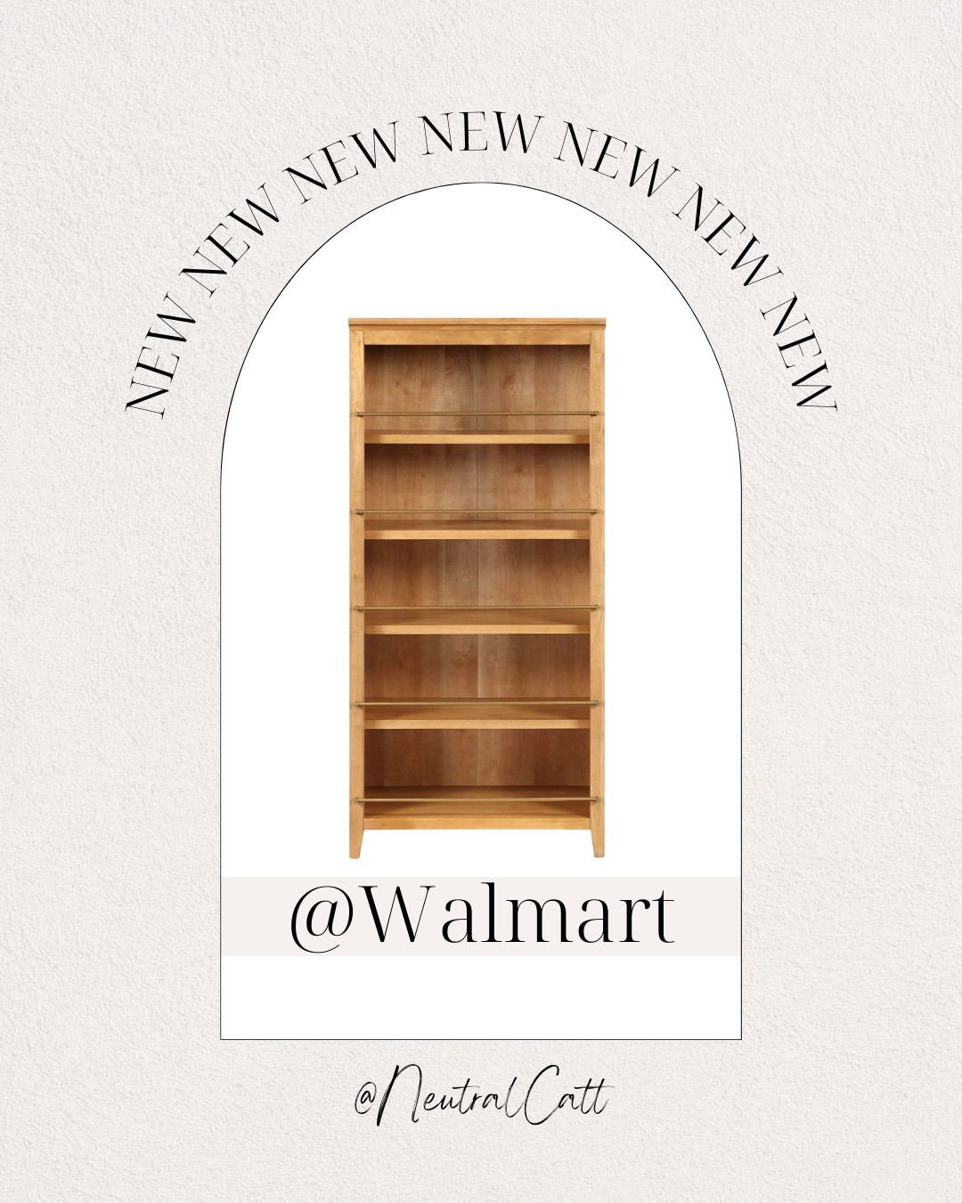 New book case @walmart with a beautiful brass detail! 


#home 

 