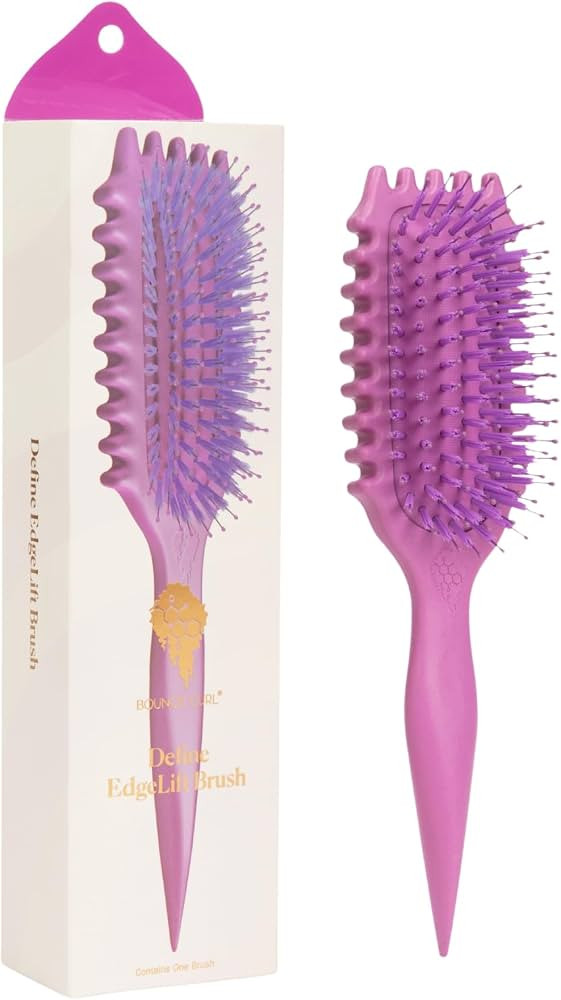 Bounce Curl Define EdgeLift Brush - Curly Hair Brush for Defining Detangling and Sectioning Wavy ... | Amazon (US)