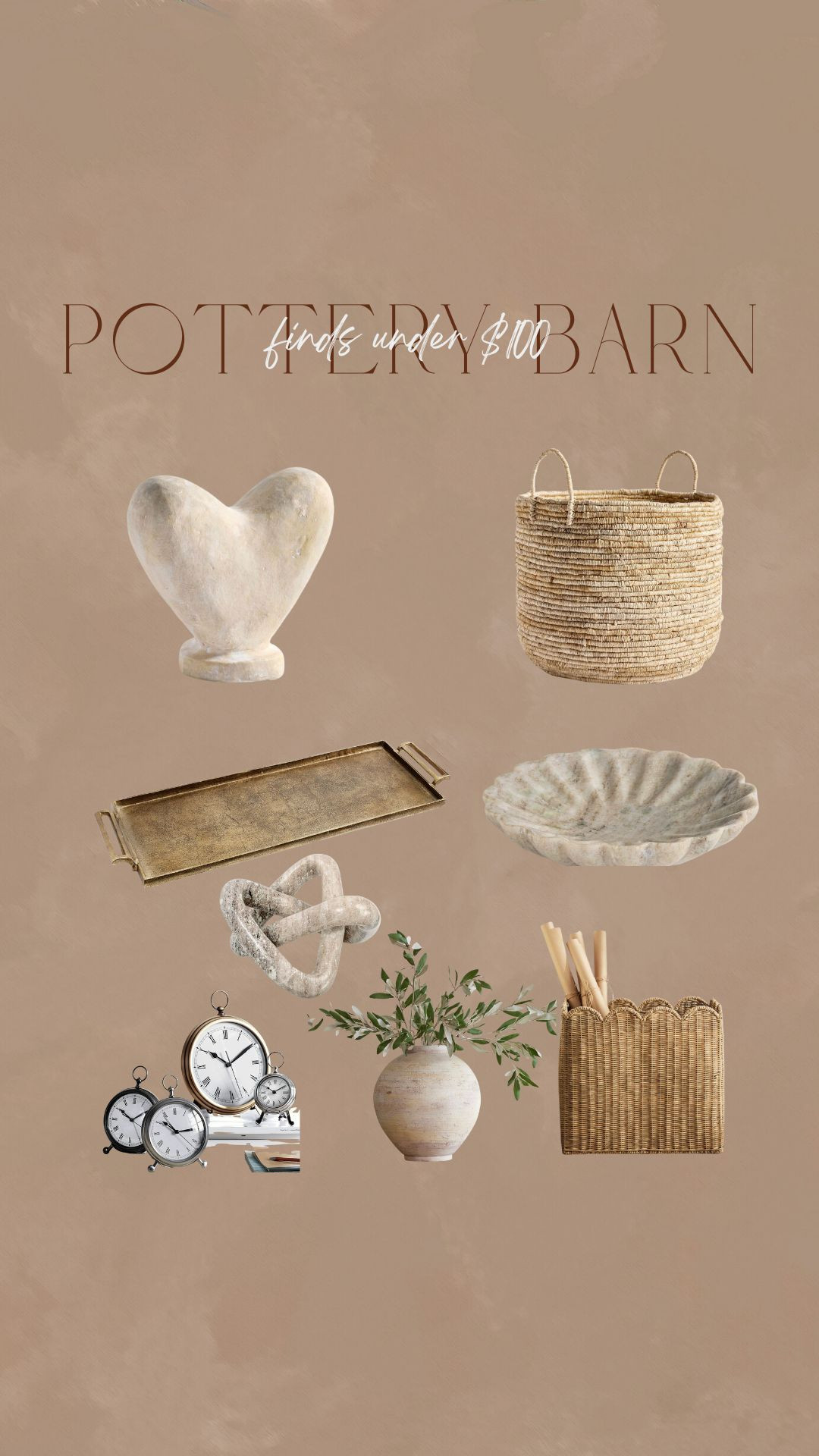 Pottery barn home decor finds under $100 !!! 

 #LTKHome