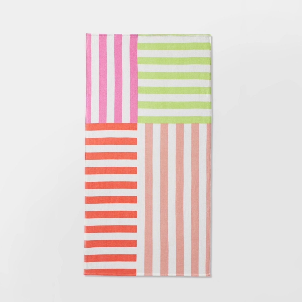 Striped Beach Towel Pink - Sun Squad™ | Target