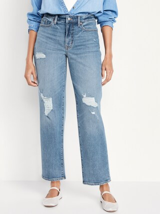 Curvy High-Waisted OG Loose Jeans | Old Navy (CA)