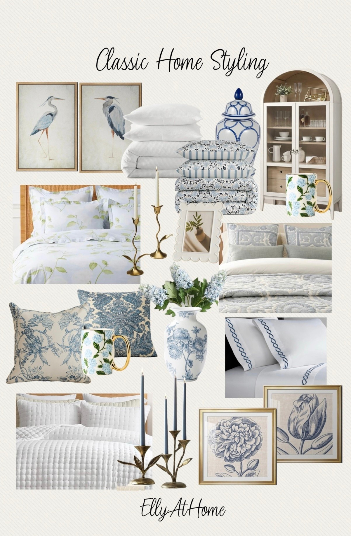 Fresh classic home styling!💙🩵🤍 Shop bedding, wall art, sheets, vases, florals, cabinet, candleholders and more home decor accessories. Wayfair, Amazon, Pottery Barn, Serena & Lily, Anthropologie 

#LTKdayinmylife #LTKSaleAlert #LTKHome