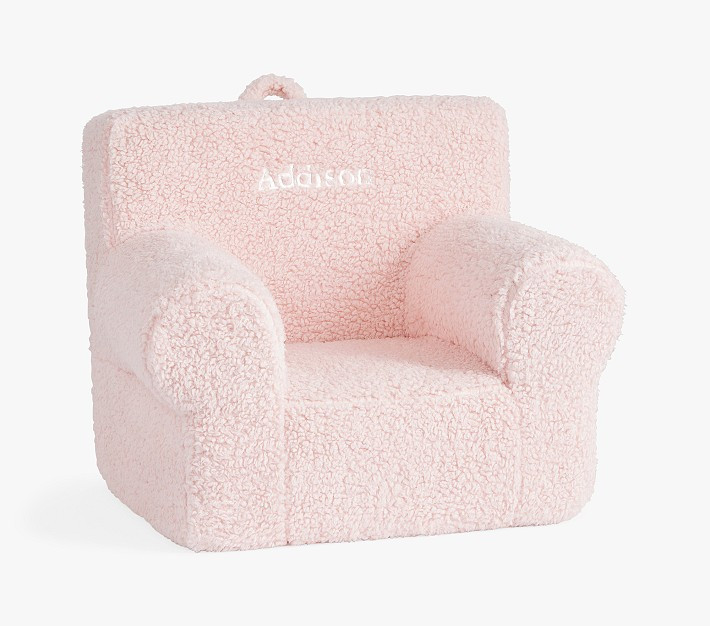 Kids Anywhere Chair®, Blush Cozy Sherpa | Pottery Barn Kids