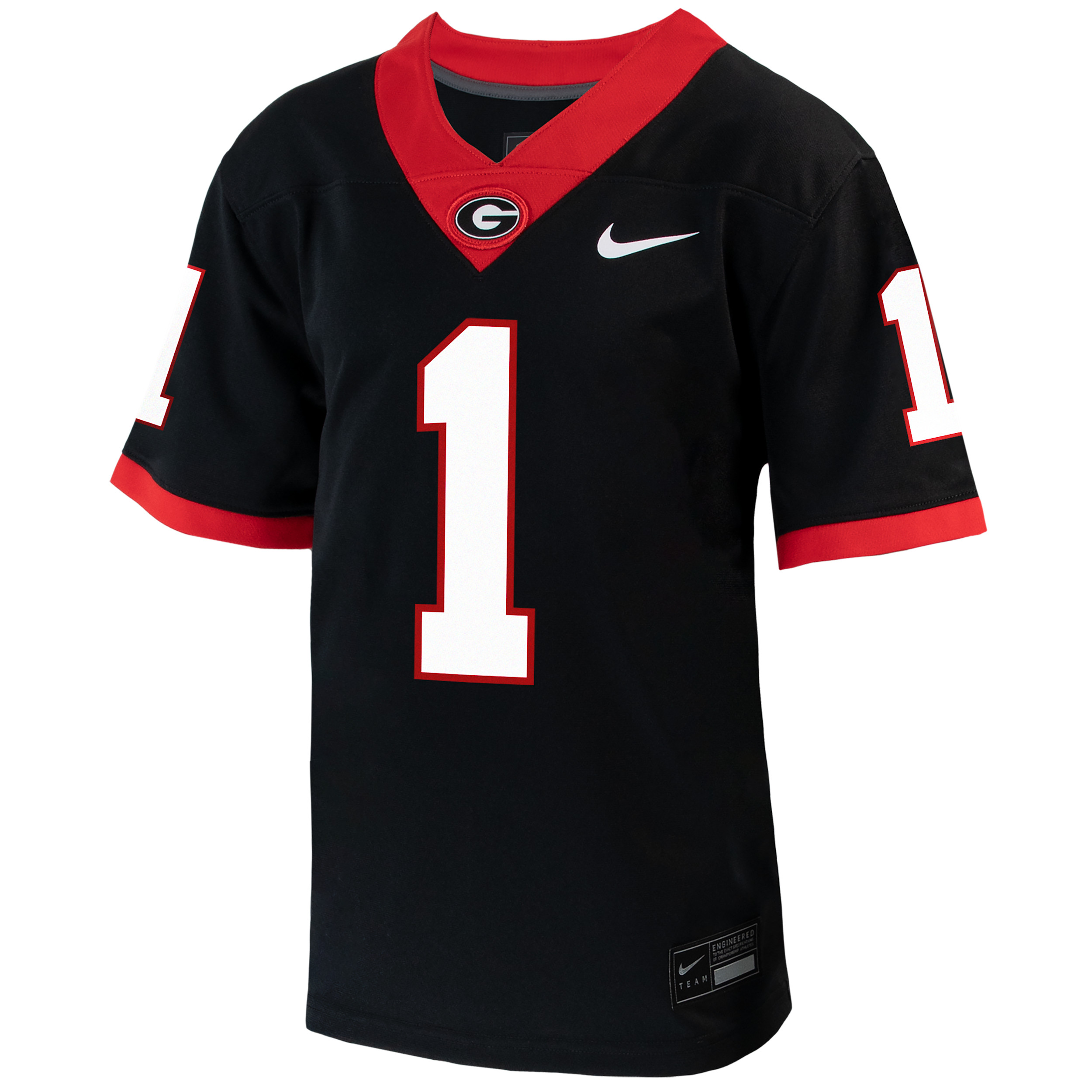 Georgia Big Kids' Nike College Football Replica Jersey in Black | P4130100A-UGA | Nike (US)