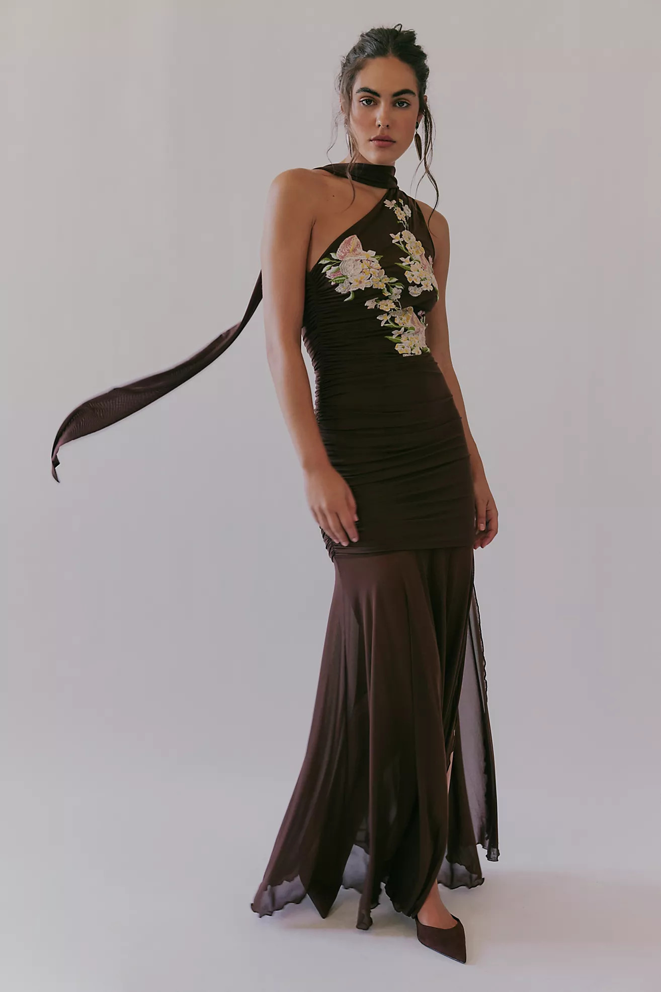 Saemdi Embroidered One Shoulder Dress | Free People (Global - UK&FR Excluded)