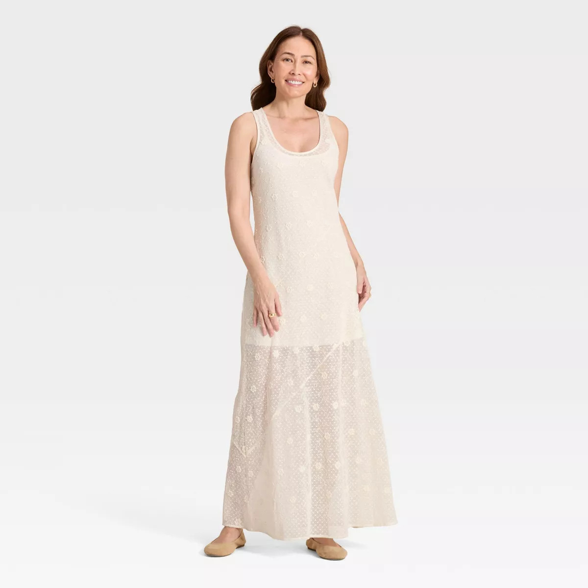 Women's Lace Maxi A-Line Dress - Universal Thread™ | Target