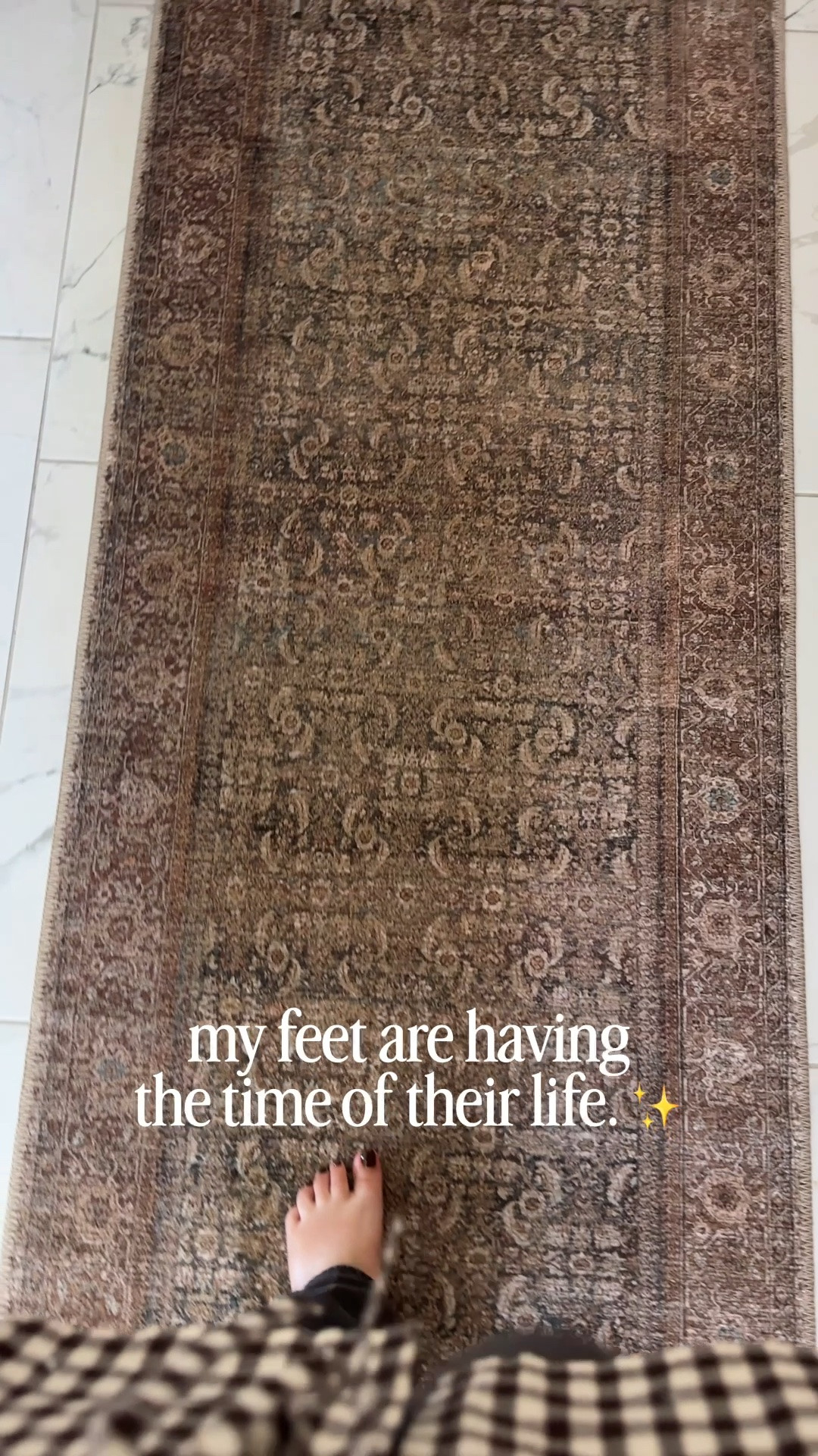 The rug that has my feet living their best life. 🤎 @Loloirugs 

Linked my bathroom rug and a few other favorites 👇

#LTKHome