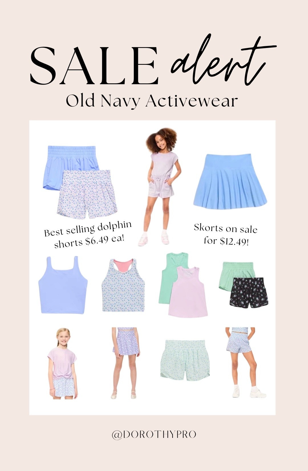 Old navy girls active wear is on major sale!! Lots 40-50% off! 

#LTKActive #LTKKids #LTKSaleAlert
