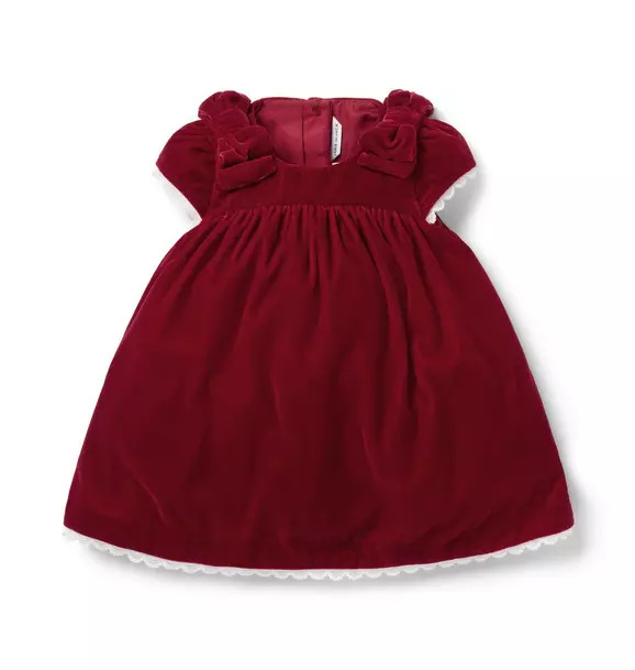 The Holiday Velvet Baby Dress | Janie and Jack