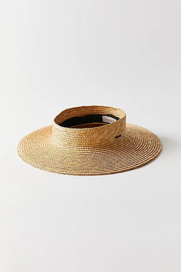 Brixton Joanna Straw Visor | Urban Outfitters (US and RoW)