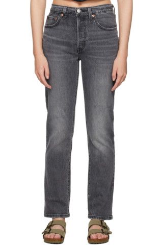 Gray 501 Original Jeans | SSENSE