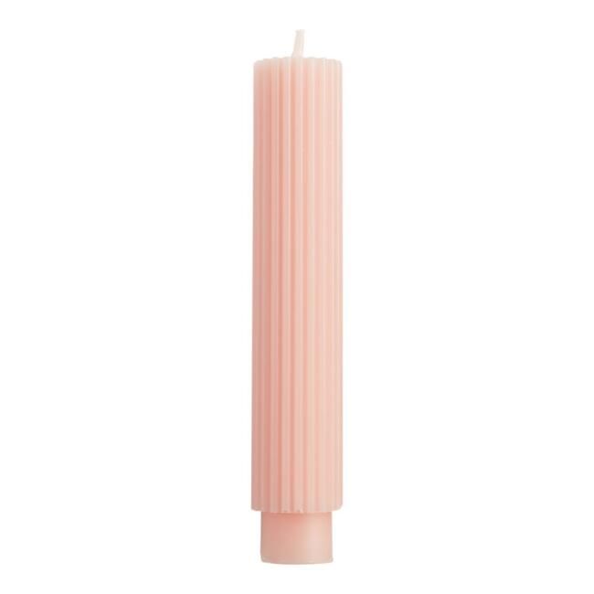 Springtime Ribbed Taper Candles 2 Pack | World Market