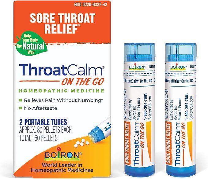 Boiron ThroatCalm On The Go for Pain Relief from Red, Dry, Scratchy, Sore Throats and Hoarseness ... | Amazon (US)