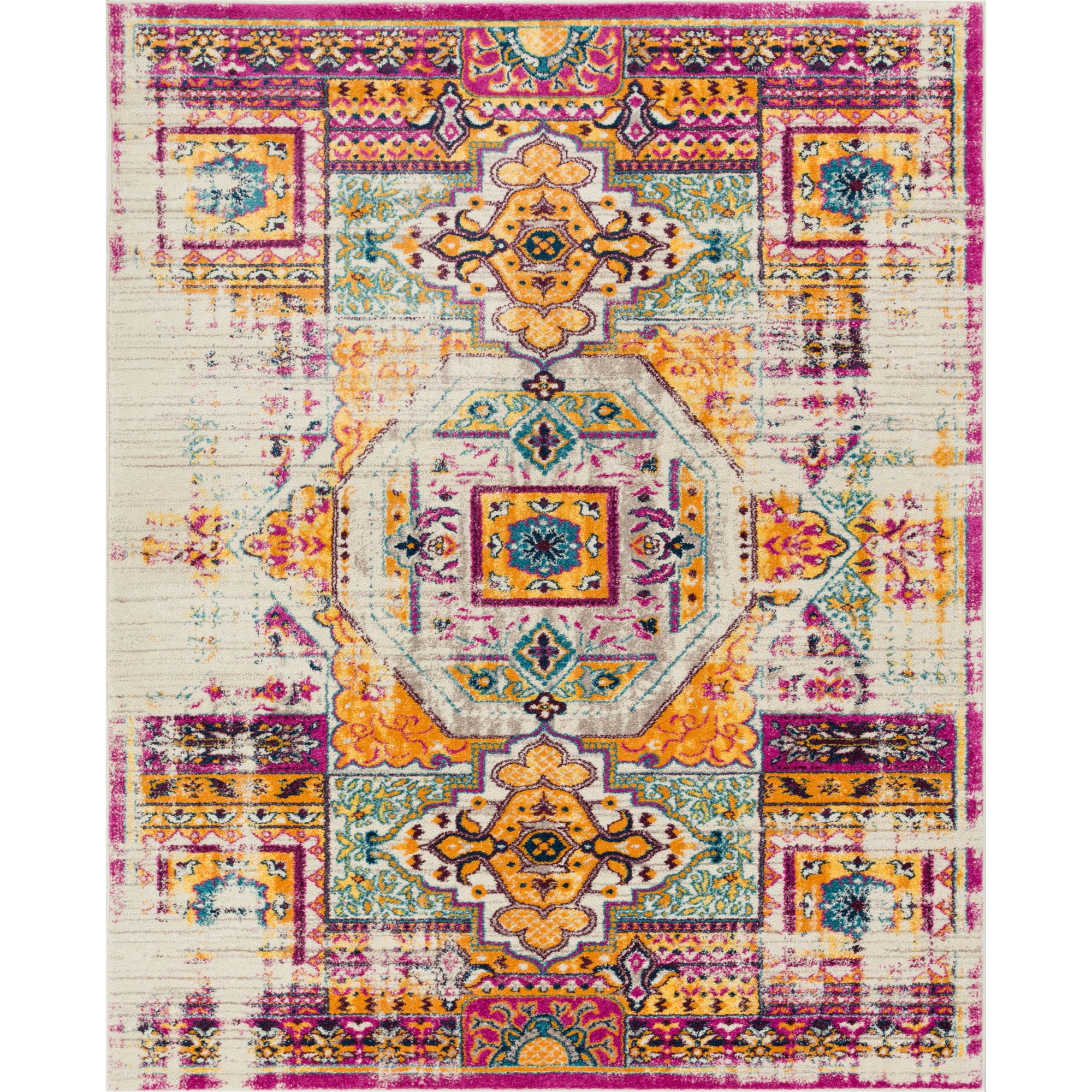 Well Woven Laurent Celesita Lavander Boho Vintage Modern Area Rug | Walmart (US)