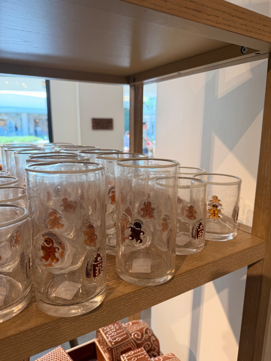 gingerbread icon glasses from pottery barn make the cutest gift under $25! can fill with candy and a gift card for a cute teachers gift idea or mini alch's for a bff or white elephant gift! 

 #LTKGiftGuide #LTKHoliday #LTKFindsUnder50