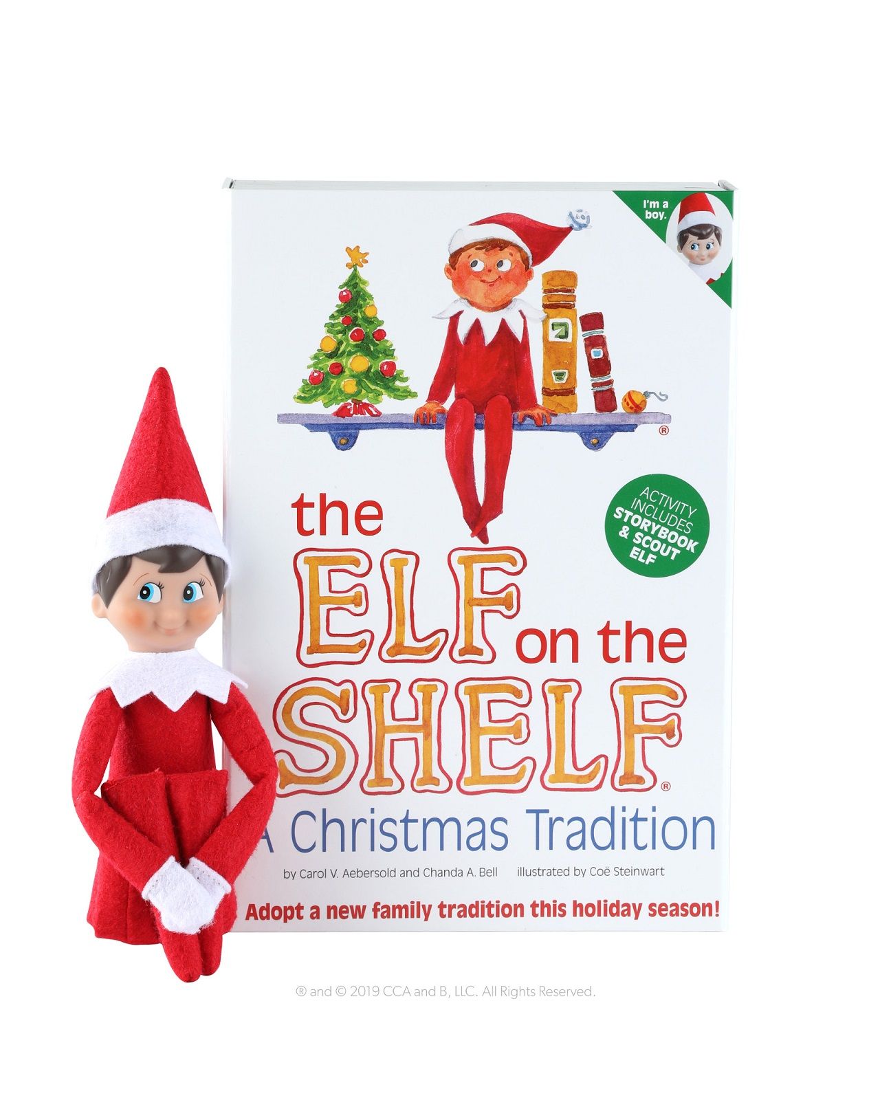 The Elf on the Shelf: A Christmas Tradition - Boy Scout Elf with Blue Eyes - Includes Artfully Il... | Walmart (US)