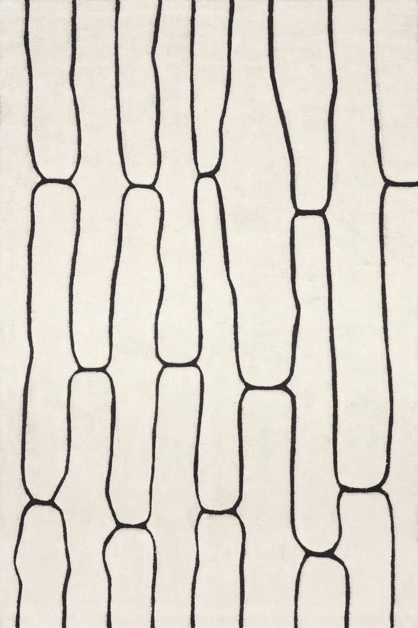 Nazco Abstract New Zealand Wool Rug | Charcoal | Rugs USA