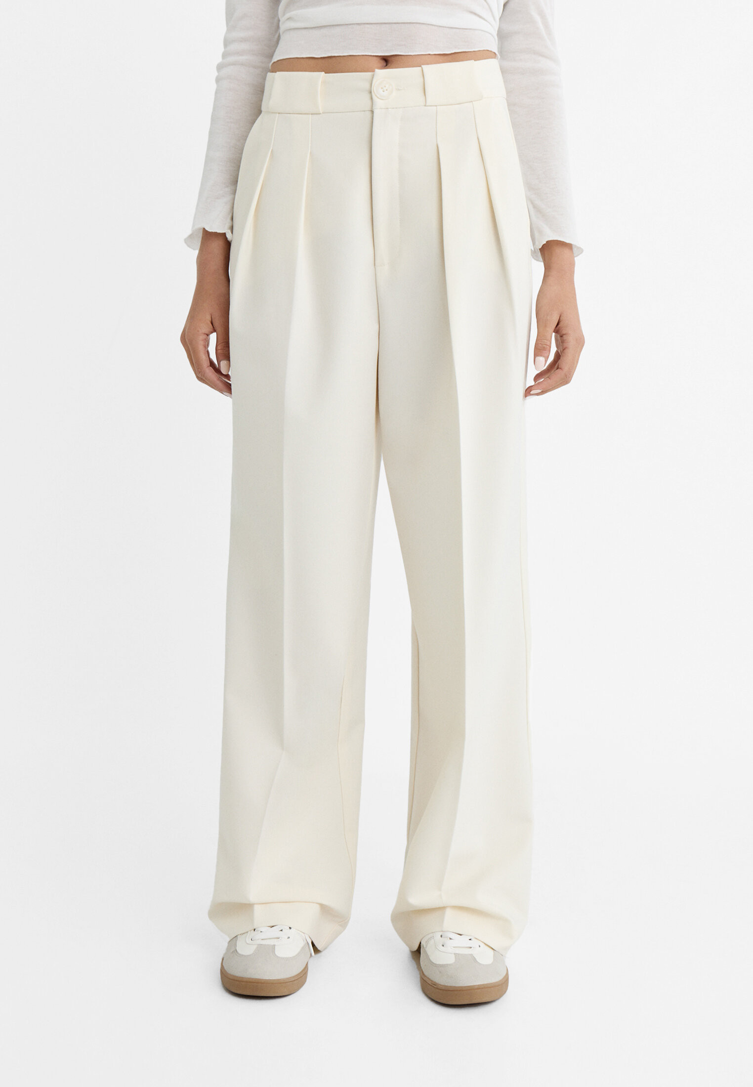 Smart trousers with darts | Stradivarius (UK)