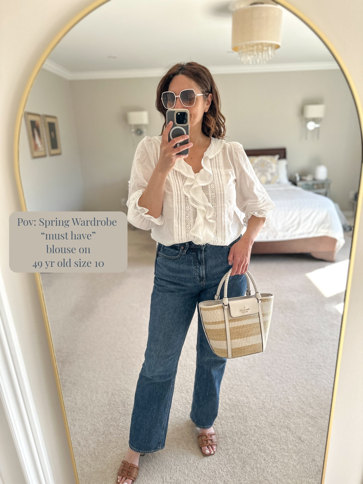 By 49 you know not every trend is for you but it’s worth trying to find a version that feels right to you if you want to participate! 

#LTKmidsize #LTKstyletip #LTKjeans
