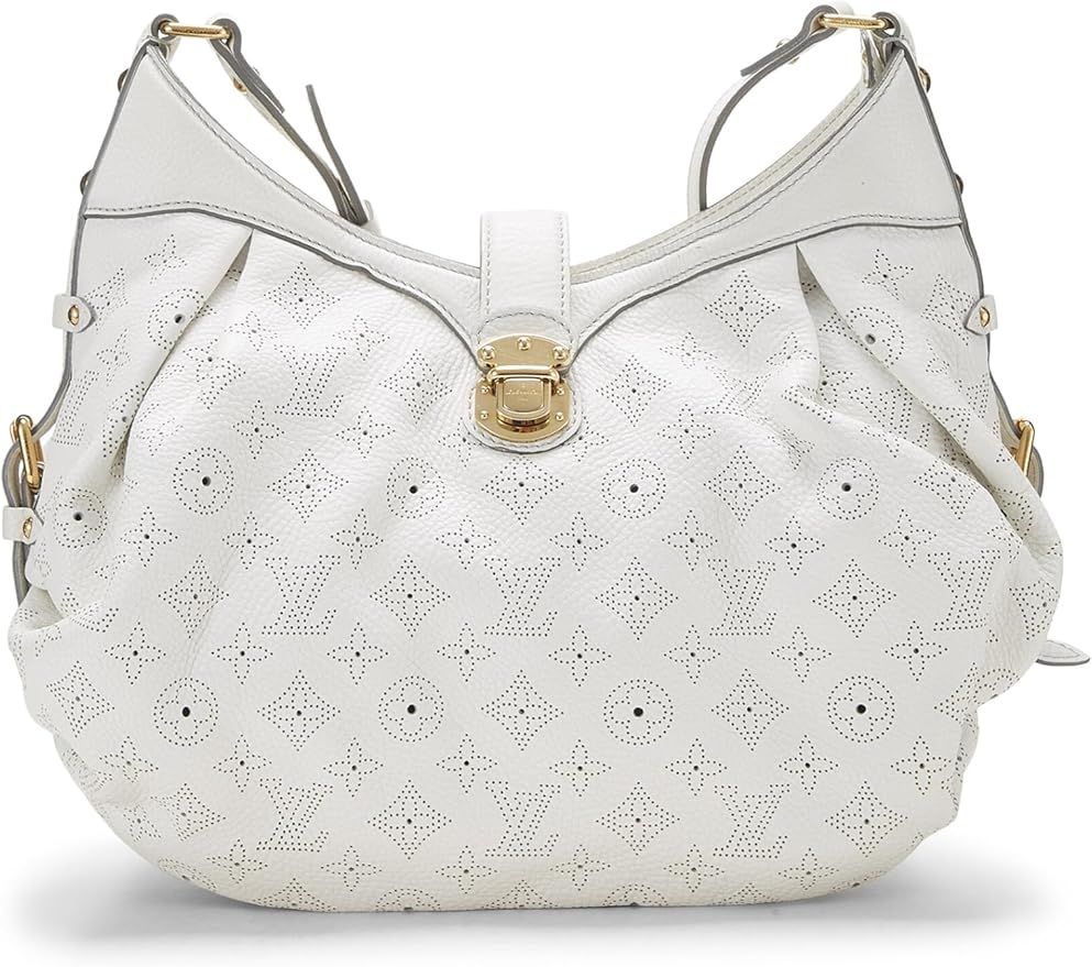 Amazon.com: Louis Vuitton, Pre-Loved White Monogram Mahina Leather XS, White : Luxury Stores | Amazon (US)