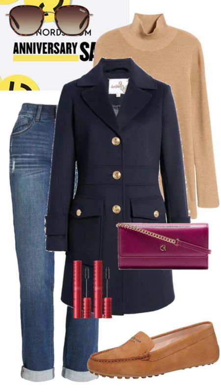 Another super cute outfit- perfect for running errands or doing school pick up. The Kate spade loafers are so cute and I love the cozy camel sweater paired with a navy pea coat! 

#LTKstyletip #LTKxNSale #LTKsalealert