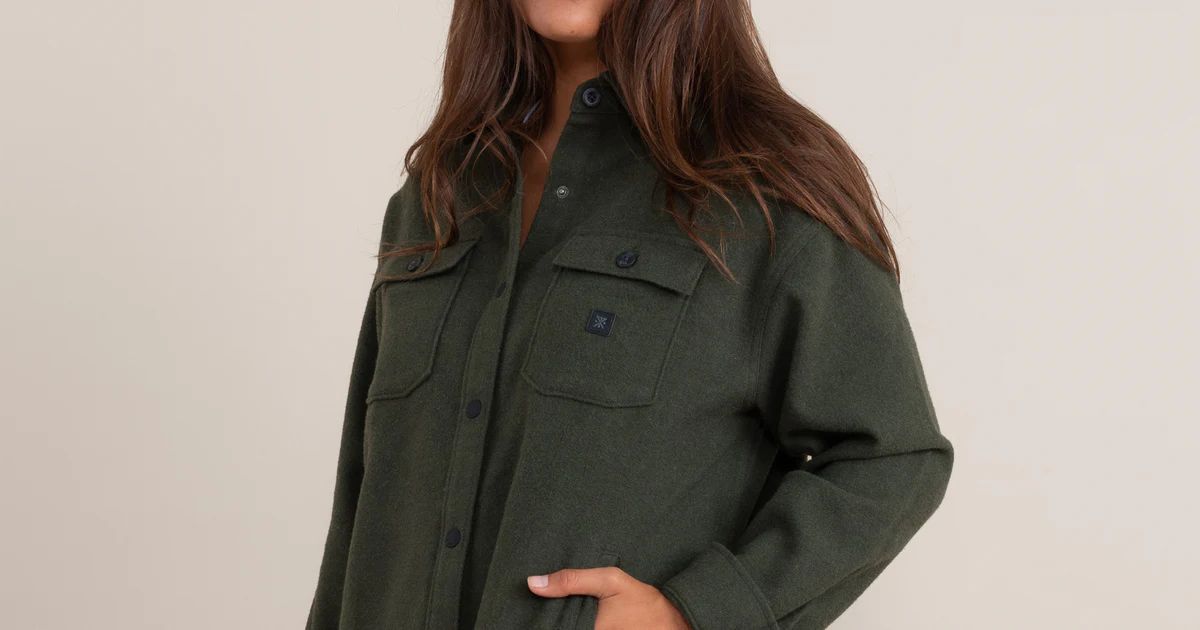 Amberley Shirt Jacket - Dark Military
    
    
    
      | Roark | Roark