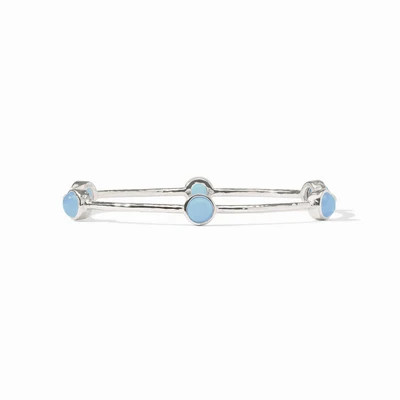 Milano Luxe Bangle - Pavé Cubic Zirconia / Large | Julie Vos