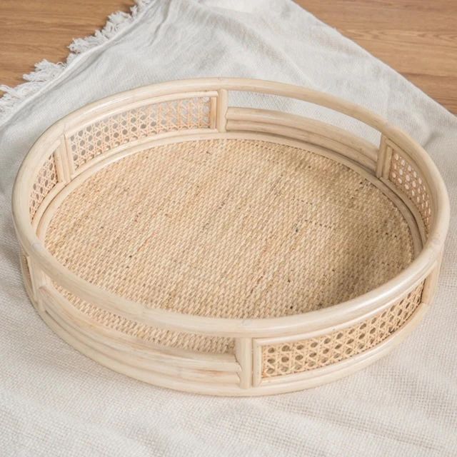 Rattan and Cane Tray | Auden & Avery