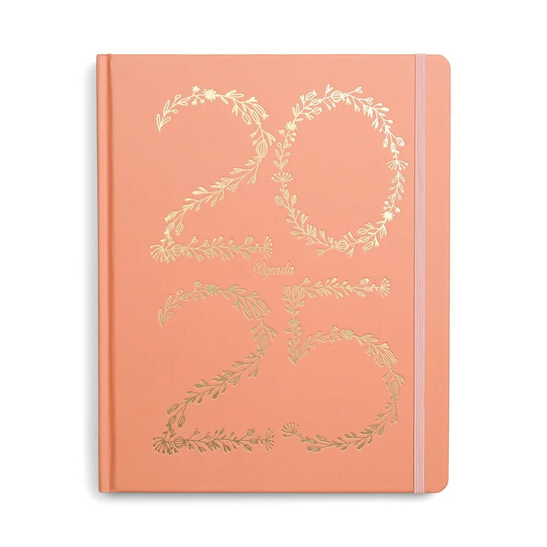 Think Ink 15 Month Weekly Planner, Terra Cotta Numeric Floral, 8" x 10", Oct 2024 - Dec 2025 | Walmart (US)