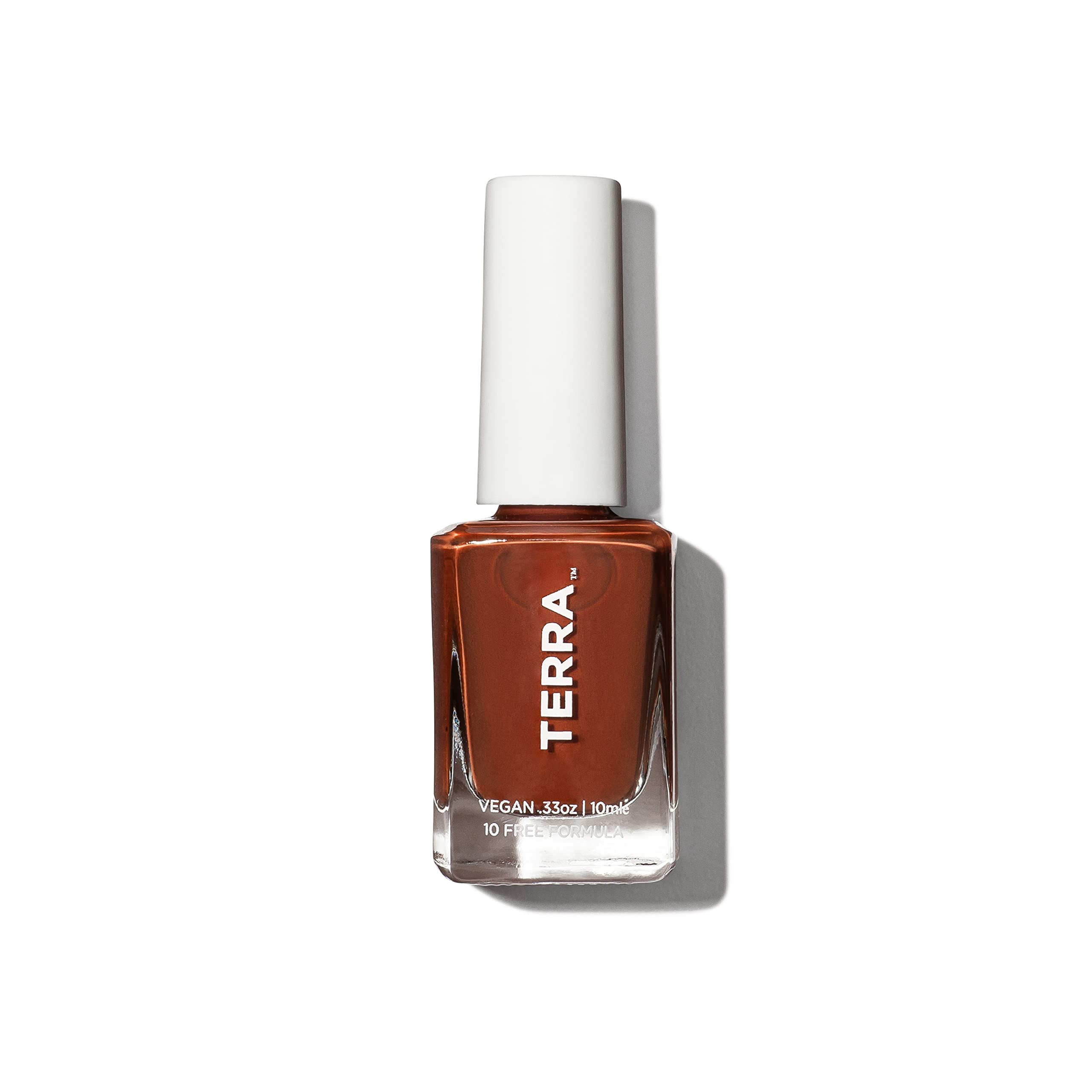 Terra Beauty Natural Nail Polish 21-free Lacquer (No.38 Burnt Orange) | Amazon (US)