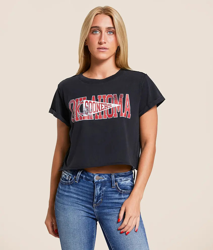 Oklahoma Sooners Cropped T-Shirt | Buckle