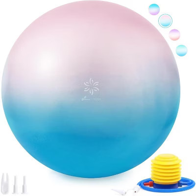Sportneer Extra Thick Exercise Ball - 25.6''Yoga Ball | Target