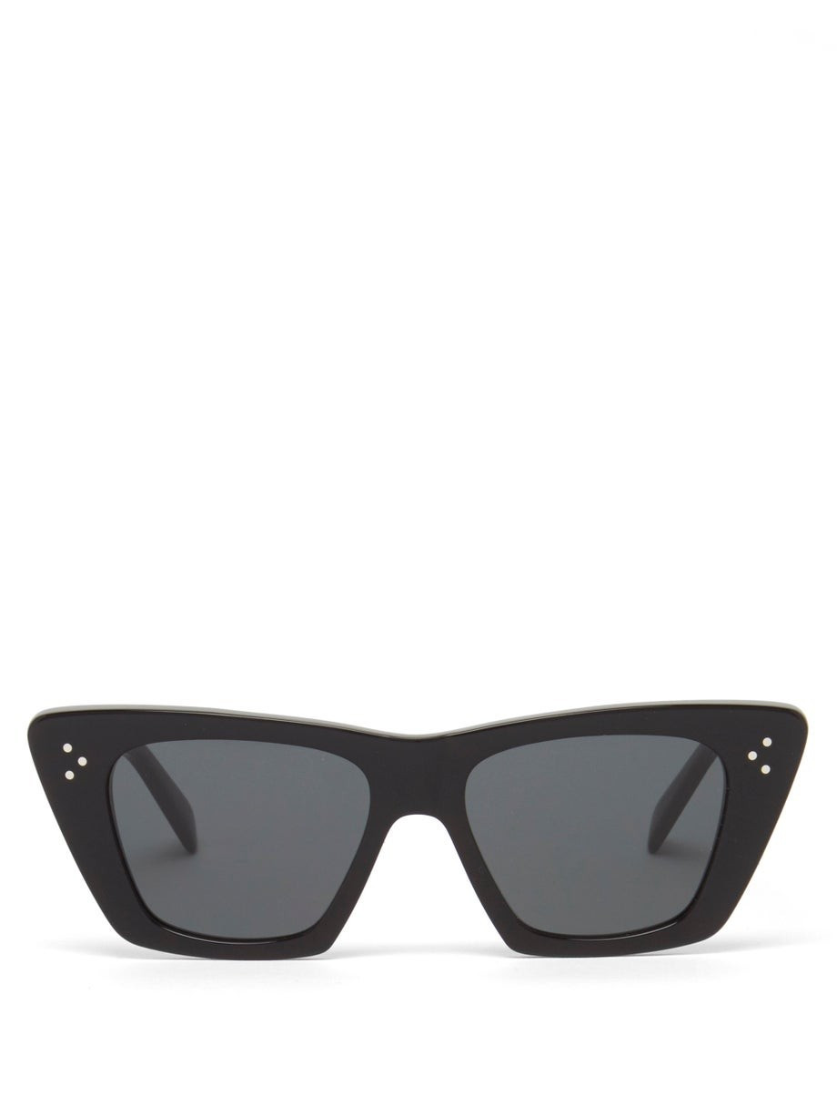 Cat-eye acetate sunglasses | Celine Eyewear | Matches (US)